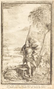 Frontispicio: Composición alegórica de Gabriel Jacques de Saint Aubin