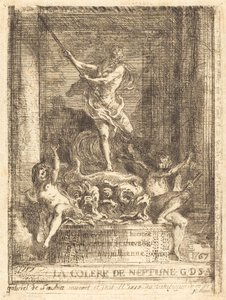 La cólera de Neptuno de Gabriel Jacques de Saint Aubin