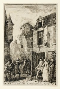 Nunca se piensa en ello en absoluto de Gabriel Jacques de Saint Aubin