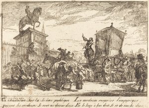 El Charlatán de Gabriel Jacques de Saint Aubin