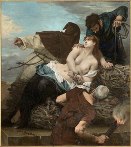 Escena de la Inquisición en España de Gabriel Joseph Marie Augustin Ferrier
