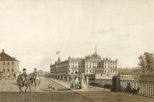 Vista del Palacio Mikhailovsky de Gabriel Ludwig Lory the Elder