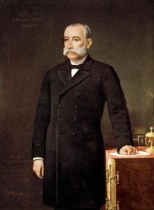 Retrato de Manuel ALONSO MARTINEZ (1827-1891), abogado y político español miembro del Partido Unión Liberal Madrid, Congreso de los Diputados.
 Pintura de Gabriel Maureta (siglo XIX). de Gabriel Maureta Aracil