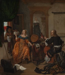 Una Fiesta Musical, 1659 de Gabriel Metsu