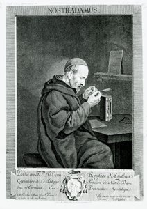 Retrato de Michel Nostradamus grabado por Christian von Mechel, 1762 de Gabriel Metsu