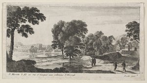 Paisaje con figuras de Gabriel Perelle