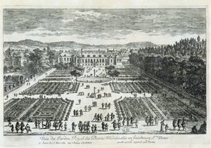 Vista del Jardin des Plantes en el siglo XVII, por Perelle de Gabriel Perelle