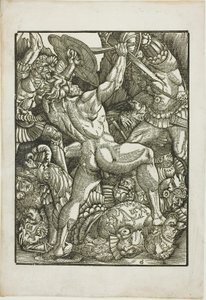 Hércules y los gigantes, de Escenas de la vida de Hércules