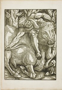 Los trabajos de Hércules: Captura del toro cretense por Hércules