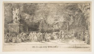 Escena en las Tullerías: Las Sillas, 1760