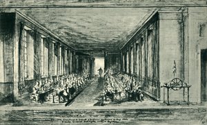 Sala de hilado, c. 1776, 1943