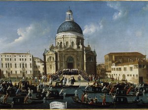 La boda de una dama noble en Santa Maria della Salute