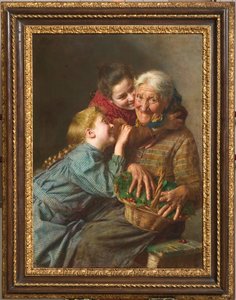 El huésped bienvenido 1882 (óleo sobre lienzo)