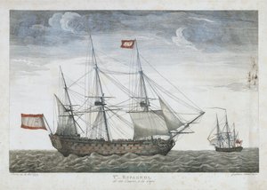 Buque de combate español de Gaetano Canali