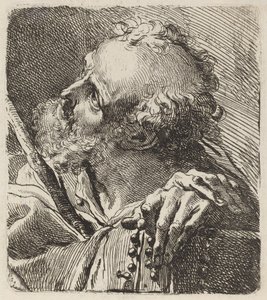 Busto de un Santo de Gaetano Gandolfi