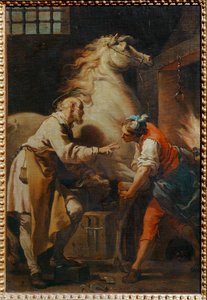 Le Miracle de saint Eloi - El milagro de San Eligio ... de Gaetano Gandolfi