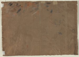 Sketch of a Head (verso) de Gaetano Gandolfi