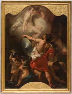 Venus encarga una armadura para Eneas en la fragua de Vulcano de Gaetano Gandolfi