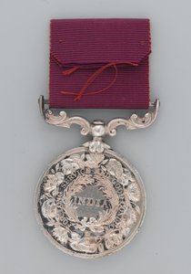 Medalla de Servicio Largo y Buena Conducta, Naik Karam Khan de Gaetano Matteo Monti