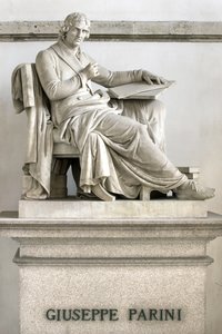 Estatua de Giuseppe Parini de Gaetano Matteo Monti