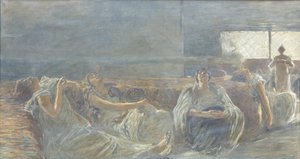Hachís: los fumadores de opio de Gaetano Previati
