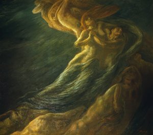 Paolo y Francesca de Gaetano Previati