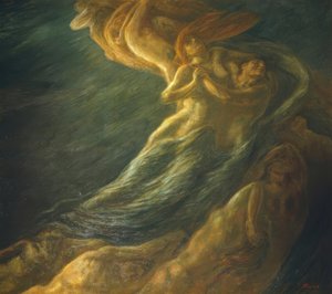 Paolo y Francesca, 1901 de Gaetano Previati