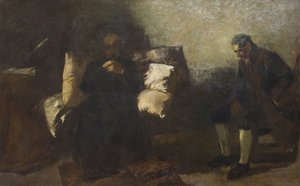 Las últimas horas de Carlo Alberto, Oporto de Gaetano Previati