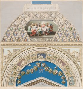 Luneta y campo abovedado con la Última Cena. 1774 de Gaetano Savorelli