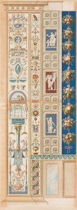 Pilastra Loggia I (Adorno que descansa sobre una máscara)