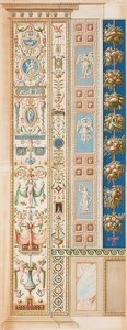 Pilaster Loggia XII (Adorno que crece de un recipiente) de Gaetano Savorelli