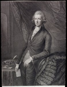 El Muy Honorable William Pitt el joven (grabado) de Gainsborough (after) Dupont
