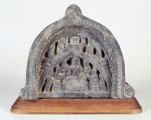 Educación de Buda, 100-200 de Gandhara School