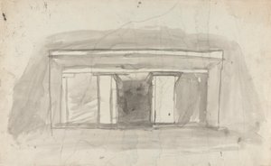 Croquis del valle y el pueblo de Errole tomado de Dookumba
