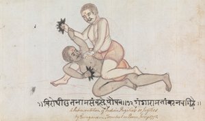 Lucha libre Two Jeyties de Gangaram Chintaman Tambat