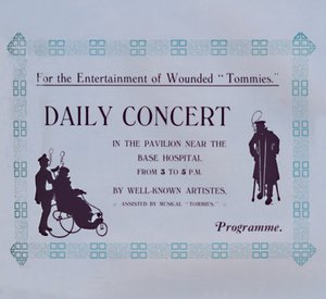 Anuncio de un concierto, 1917