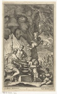 Alegoría de la fugacidad de la vida. de Gaspar Bouttats