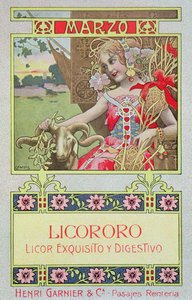 Marzo, de un calendario para Henri Garnier & Co. de Gaspar Camps Junyent