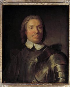 Retrato de Oliver Cromwell (1599-1658), Lord Protector de Inglaterra Oliver Cromwell participó en la Primera Revolución Inglesa (1641-1649) Pintura de Gaspard de Crayer (1584-1669) Dim. 0,67x0,58 m.