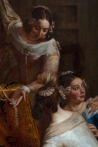 La archiduquesa Isabel de España regala sus joyas a la Basílica de San Martín de Halle de Gaspar De Crayer
