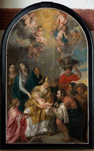 Iglesia parroquial (Parochiekerk Sint-Andries). Interior. Pintura. Circuncisión. de Gaspar De Crayer