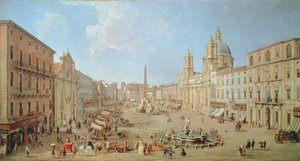 Roma, Piazza Navona de Gaspar van Wittel