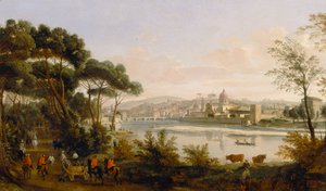 Vista de Florencia de Gaspar van Wittel