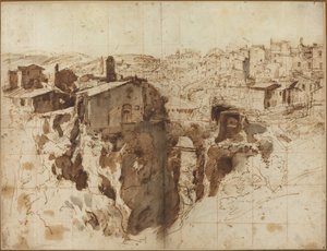 La Cascada y la Ciudad de Tívoli de Gaspar van Wittel
