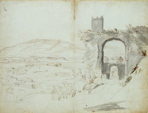 Vista en Tívoli de Gaspar van Wittel