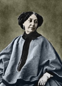 George Sand (Aurore Dupin, Baronesa Dudevant) (1804-1876), escritora francesa, fotografiada por Nadar alrededor de 1865 de Gaspard Felix Tournachon Nadar