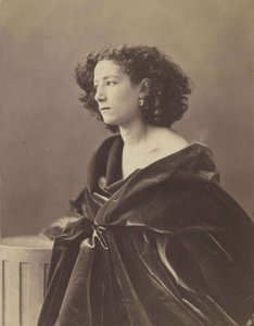Retrato de Sarah Bernhardt 1844-1923, 1864 de Nadar