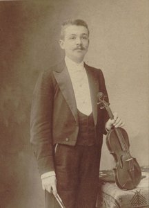 Retrato del violinista y compositor Henri Marteau 1874-1934 de Gaspard Félix Nadar