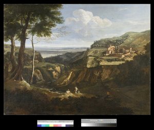 Vista del Monasterio de Camaldoli cerca de Frascati