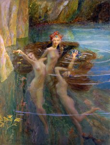 Ninfas del agua de Gaston Bussiere